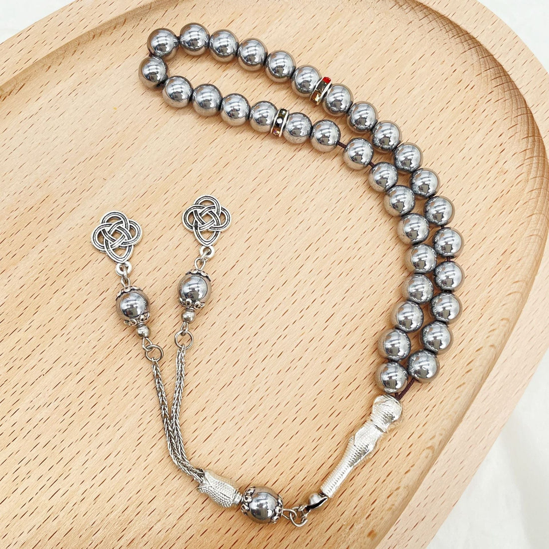 Tasbih Turkish New 8cm Black Gallstone Beads