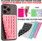 1 PCs Double Side Silicone Suction Pad Phone Holder – Self-Adhesive Square Rubber Grip Pad for All Mobiles & Tablets (Random Color)