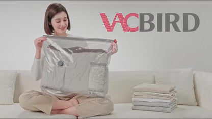 Vacbird Vacuum Bags for Travel with Rechargeable air Pump, Carry-on Size Compression Packing Bags for Luggage and Suitcase, Space Saver for Clothes and Clothing 15 Combo Travel Size